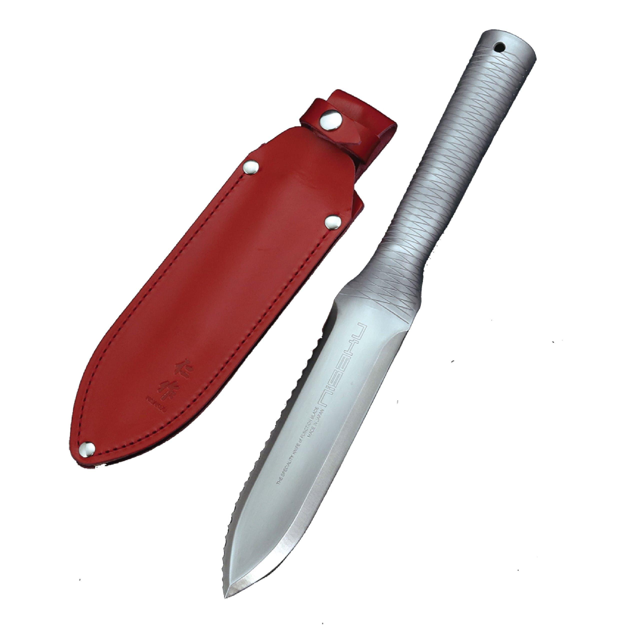 Dr Greenthumbs Gardening Accessories > Propagation Tools > Secateurs & Scissors Nisaku Hori-Hori No. 6800 (Full Stainless Steel Horticultural Knife)