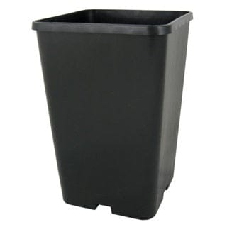 Dr Greenthumbs Hydroponic Supplies > Pots & Trays > Fabric & Plastic Pots 145mm Square Pot (4L / 2 Gallon)