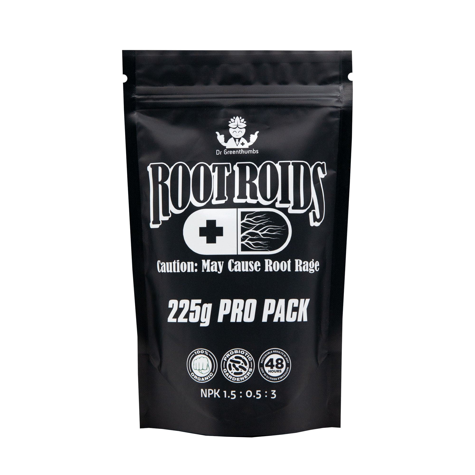 Dr Greenthumbs Organic Gardening > Microbes & Inoculants 225g Pro Pack Dr Greenthumbs Root Roids (Root Health & Plant Support)