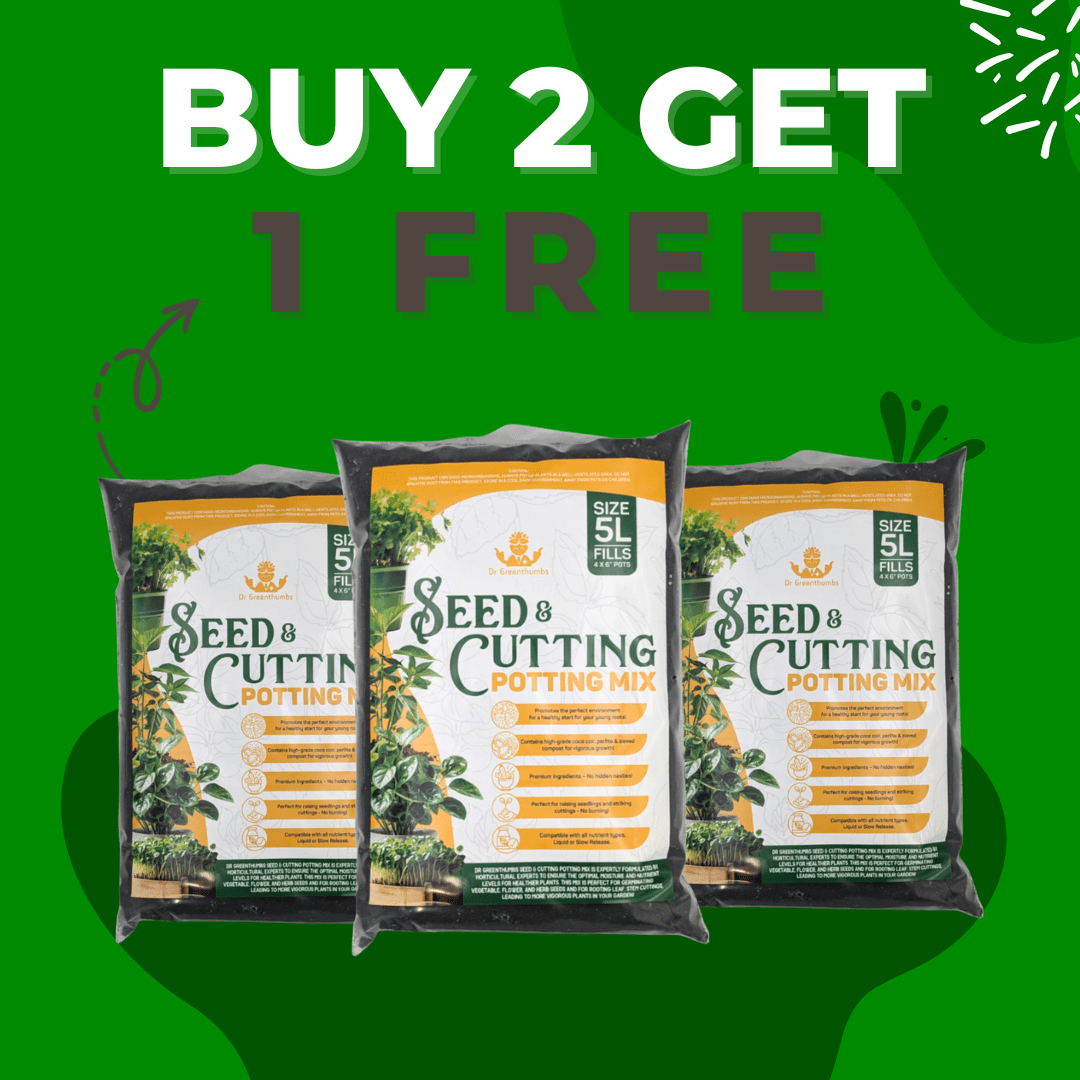 Dr Greenthumbs Organic Gardening > Potting Soil & Growing Media 3 x 5L Bags Buy 2 Get 1 Free - Seed Raising Potting Mix